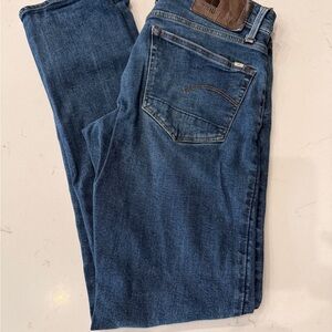 G-Star Dark Blue Straight Jeans